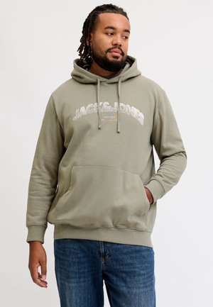 Jack & Jones, HOODIE PLUS SIZE - Kapuzenpullover - vetiver