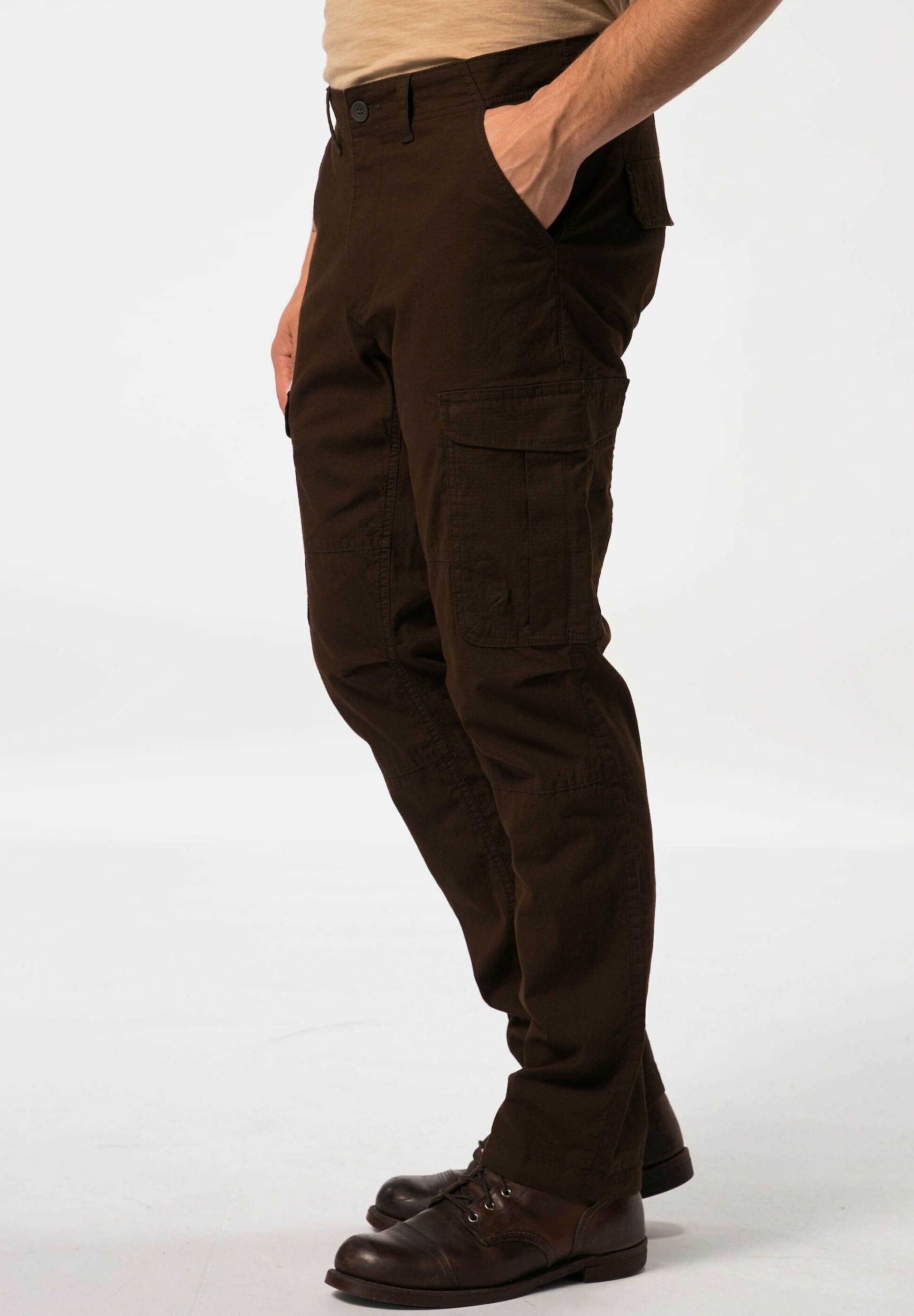 JP1880 FLEXNAMIC QUALITÄT VIELE TASCHEN - Cargo trousers - dark
