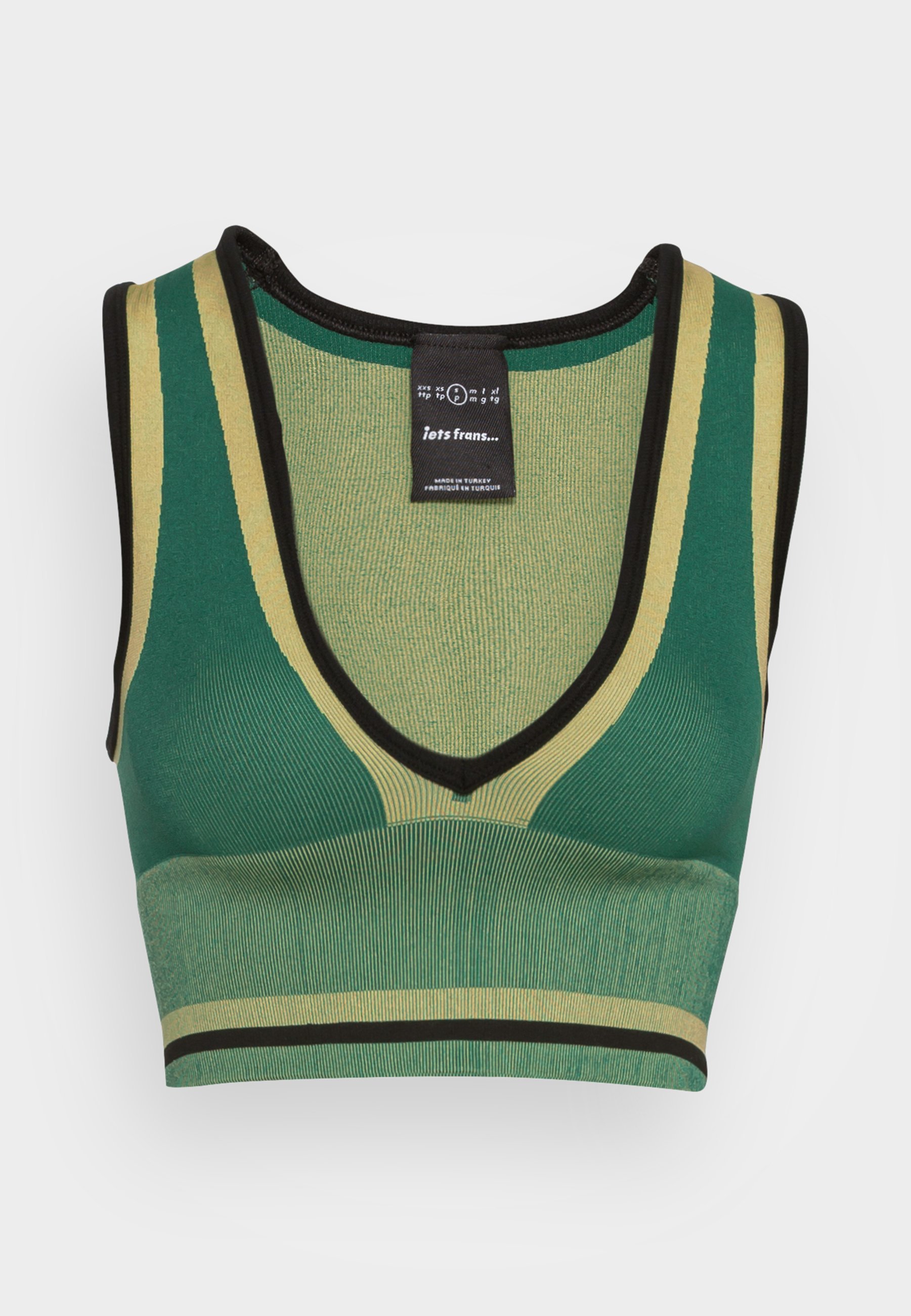 JOSIE SEAMLESS COLOUR BLOCK V NECK VEST 