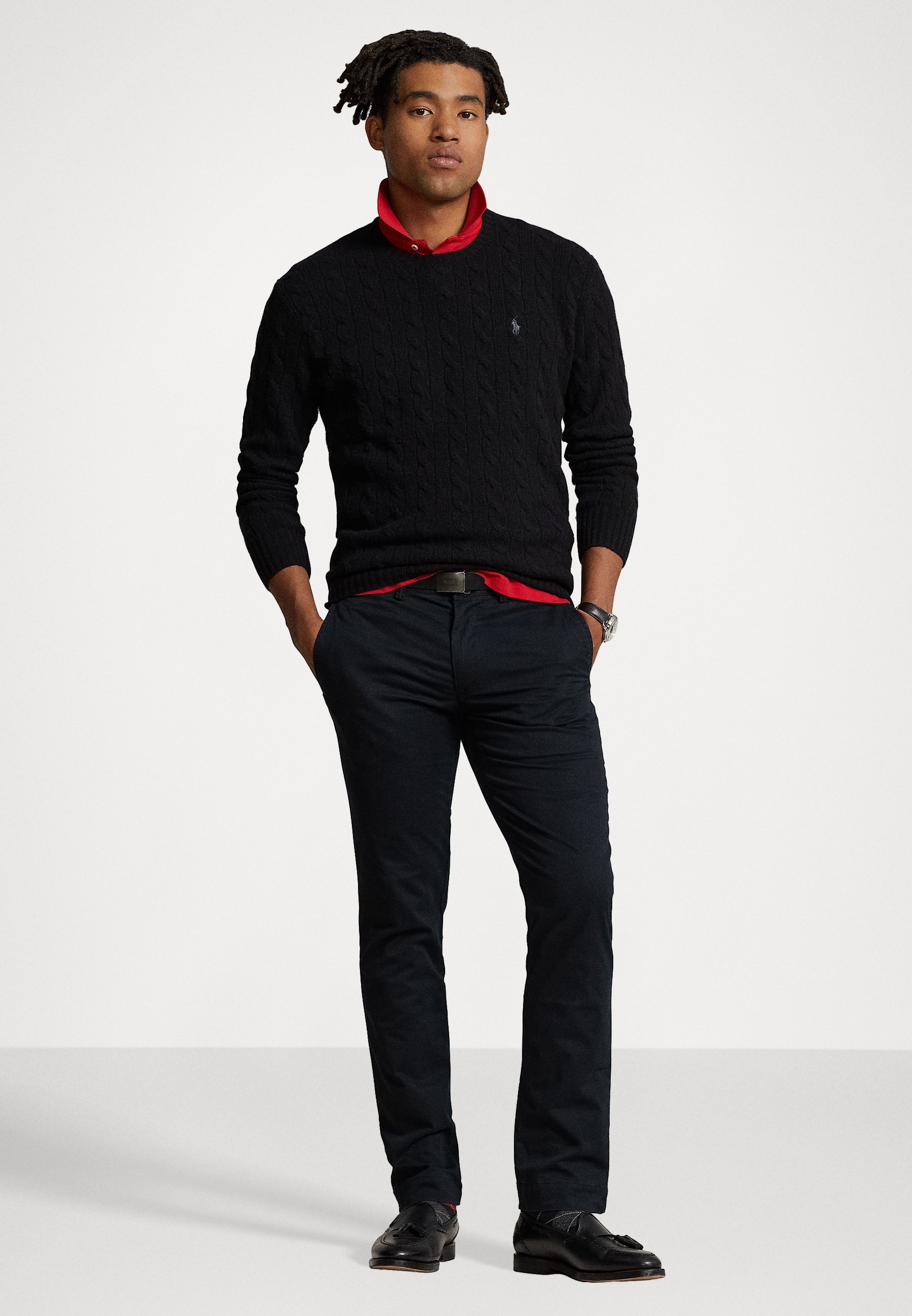 パンツ Ralph Lauren polo chino \"Charcoal Black\" Polo Ralph Lauren Men's Black Pony Logo Classic Fit Chino