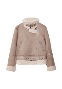 DOUBLEFACE-BIKER - Blazer - light brown