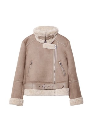 DOUBLEFACE-BIKER - Blazer - light brown