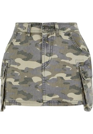 FELICIOUS CAMOUFLAGE  - A-line skirt - green