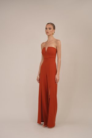LANEY CUPPED - Jumpsuit - terracotta