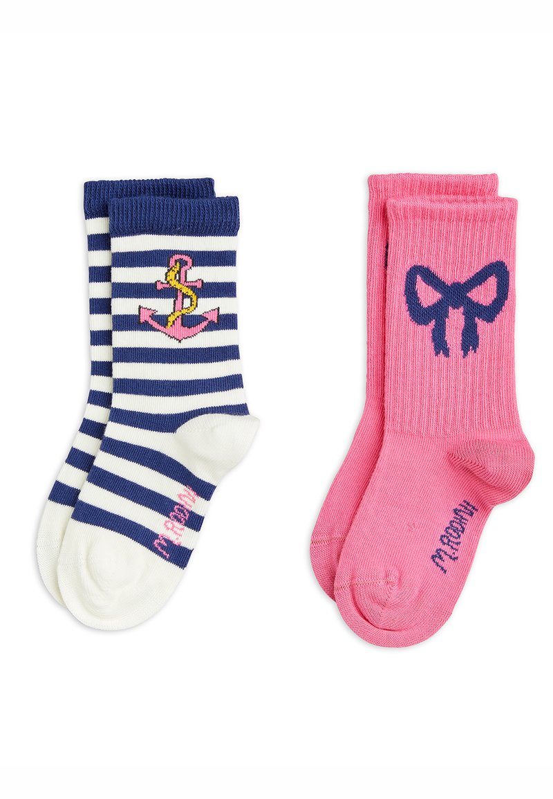 Mini Rodini BOW 2 PACK UNISEX - Zeķes - multi