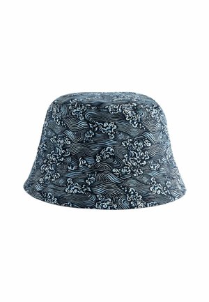 REVERSIBLE  - Hat - sage green japanese koi fish print