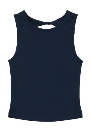 MIT RÜCKENAUSSCHNITT - Top - navy