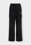 HOUSE OF TIRO PLEATED - Παντελόνι φόρμας - black/white