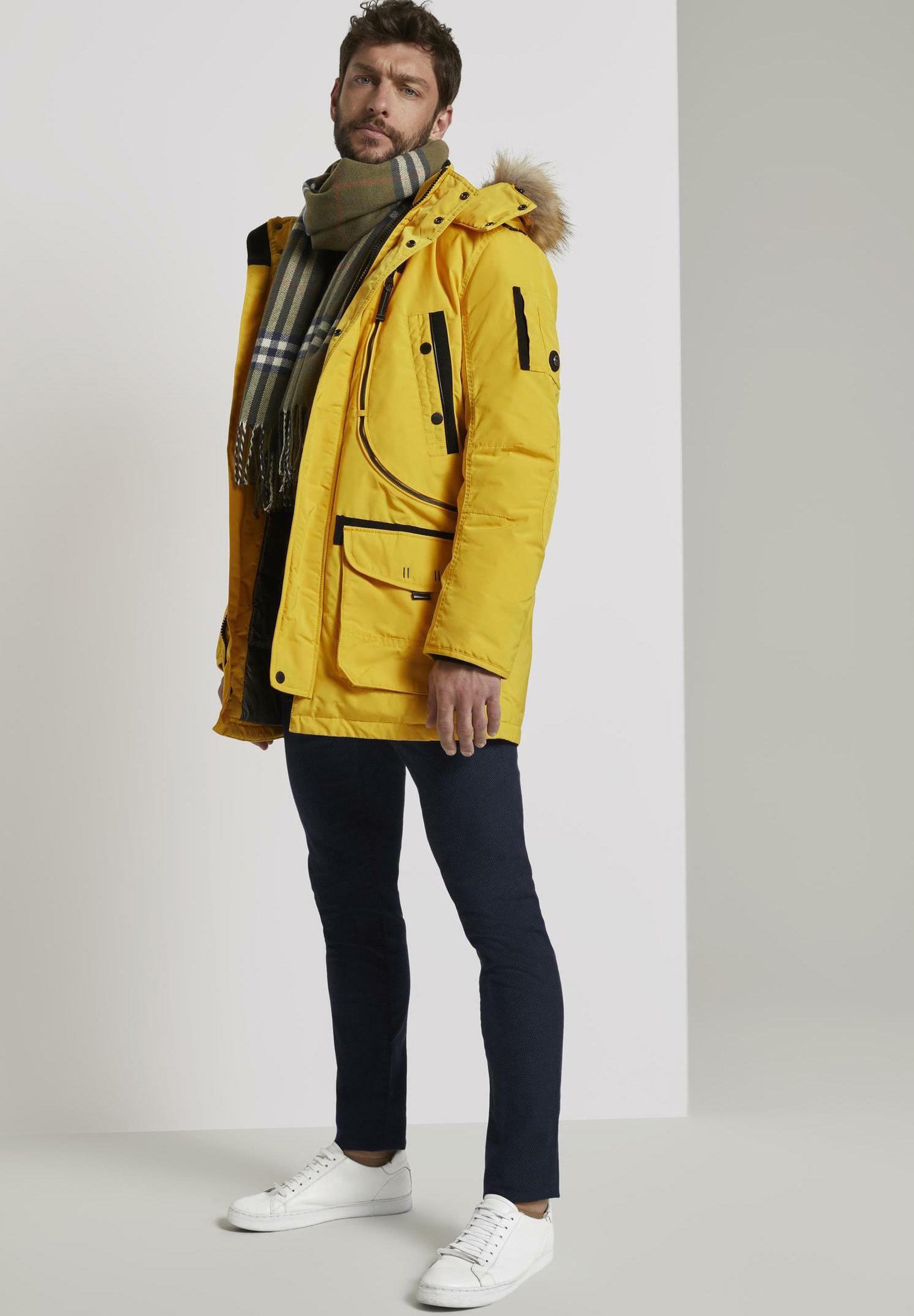 tom tailor parka gelb herren