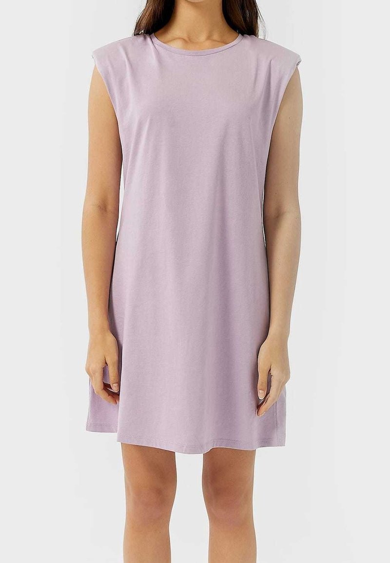 Stradivarius Robe en jersey - purple