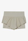 MID RISE RUNNING SHORTS WITH DOUBLE LAYER - Sports shorts - off-white