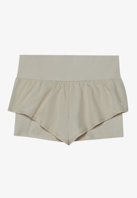 MID RISE RUNNING SHORTS WITH DOUBLE LAYER - Sportske kratke hlače - off-white