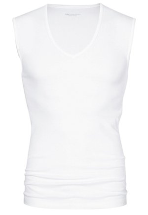 mey MUSKELSHIRT V-NECK SERIE CASUAL COTTON - Caraco - white