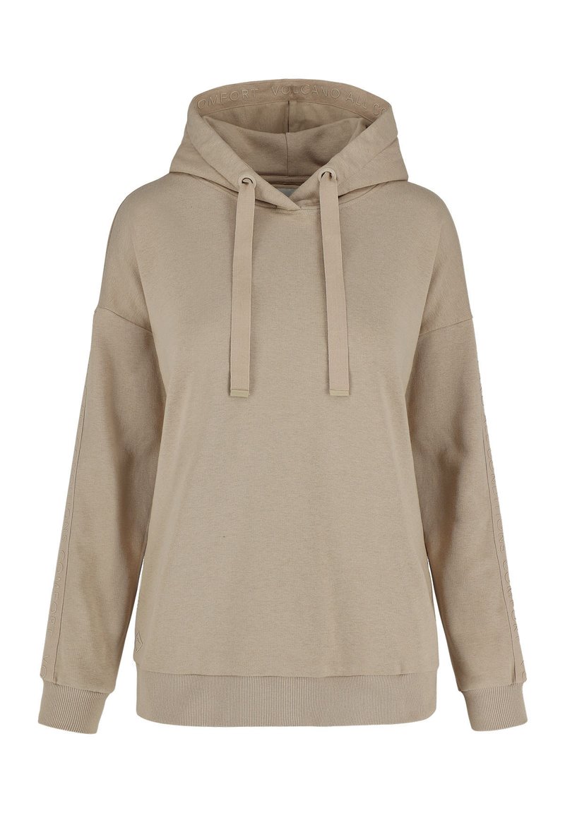 Damen Sweatshirts | Volcano B TAPE Sweatshirt beige light/beige - GW53336 Damen Sweatshirts | Volcano B TAPE Sweatshirt beige light/beige - GW53336