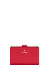Portefeuille Femme Furla En Cuir Violet - Italie - Fait Main - Léger & Pliable - Occasion Bon État