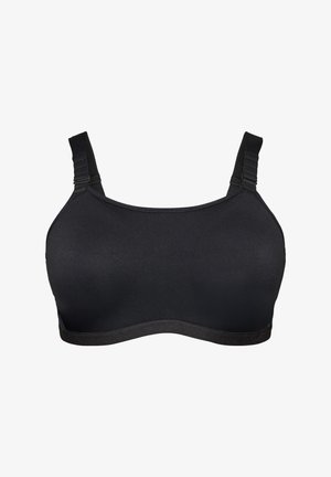 Active by Zizzi, SPORT-BH FÜR STARKEN HALT MIT BÜGEL UND GEPOLSTERTEN TRÄGERN - Bustier - schwarz
