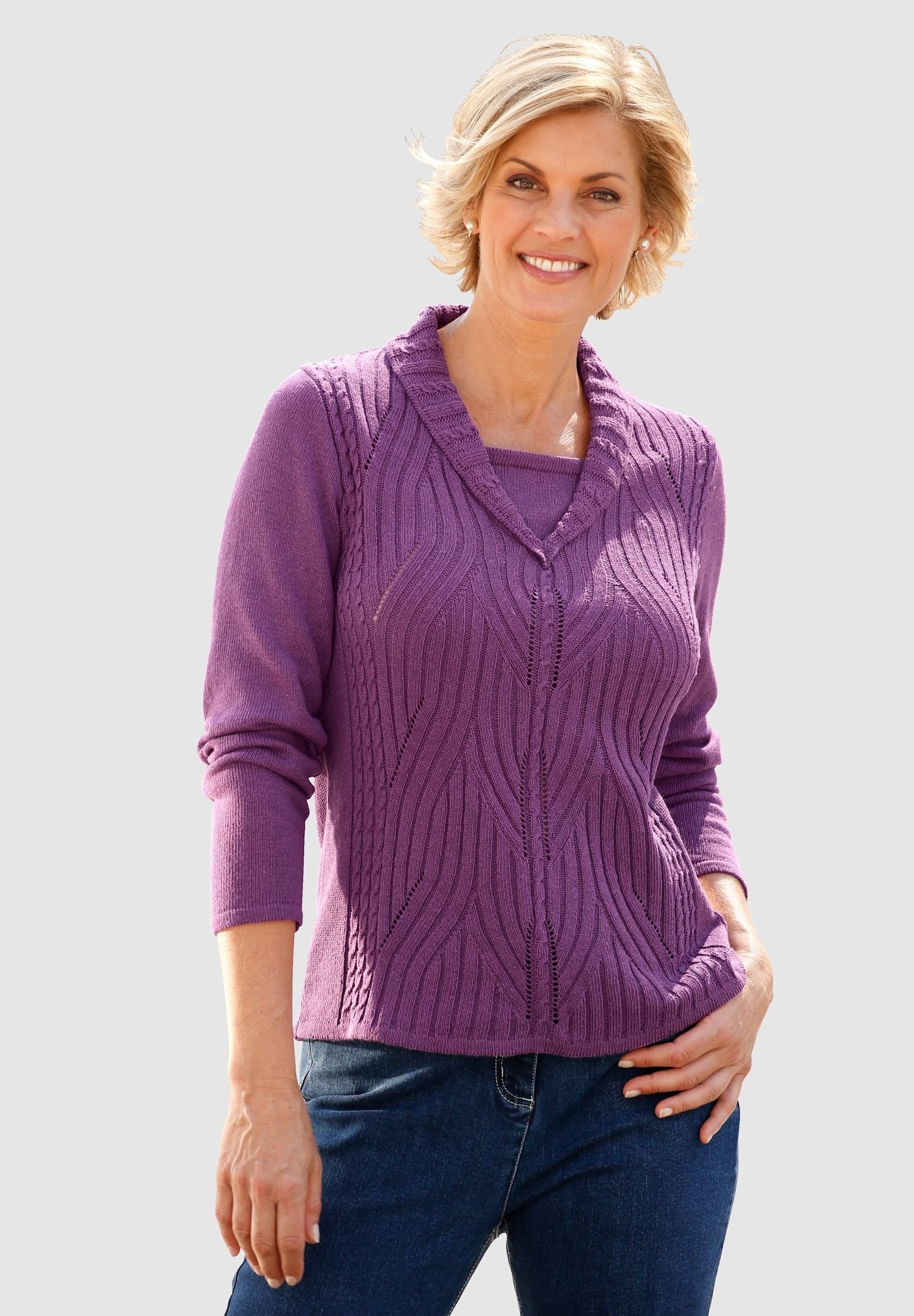 Damen Strickpullover Damen Strickpullover