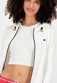 alife & kickin Felpa con zip - white