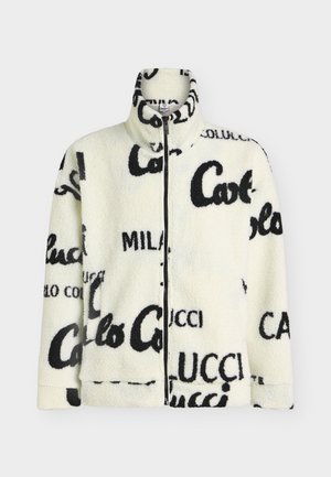 Carlo Colucci, TEDDY JACKET UNISEX - Forro polar - off-white multicolor