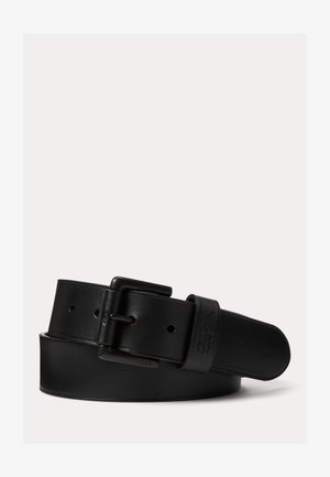 Polo Ralph Lauren, SIGNATURE PONY LEATHER BELT - Cinturón - black