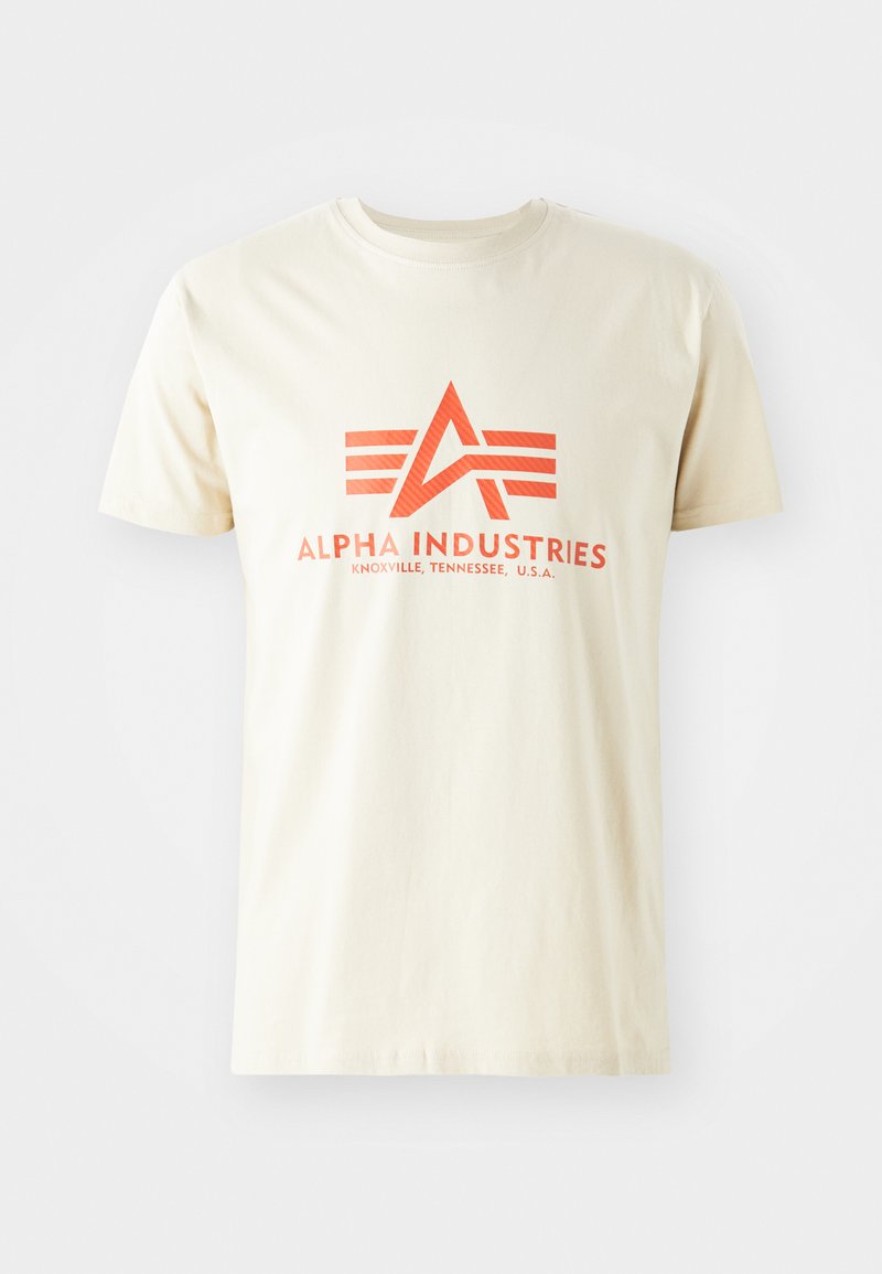 alpha industries T-shirt print crème