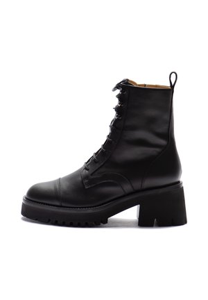 MARGHERITA - Stivaletti con plateau - black