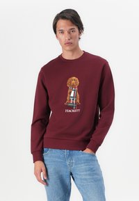 Hackett London HERITAGE HARRY CREW - Jersey de punto - burgundy red