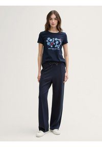 TOM TAILOR DENIM PRINTED  - Camiseta estampada - sky captain blue