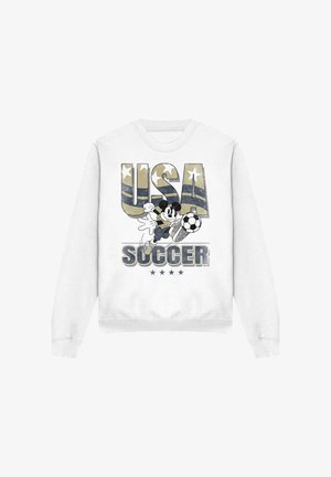 Disney, MICKEY MOUSE USA SOCCER - Sweatshirt - white