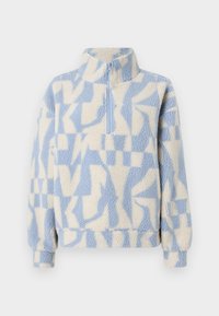 ONLNEW JANNE HALF ZIP BOX - Flisinis džemperis - kentucky blue/almond oil