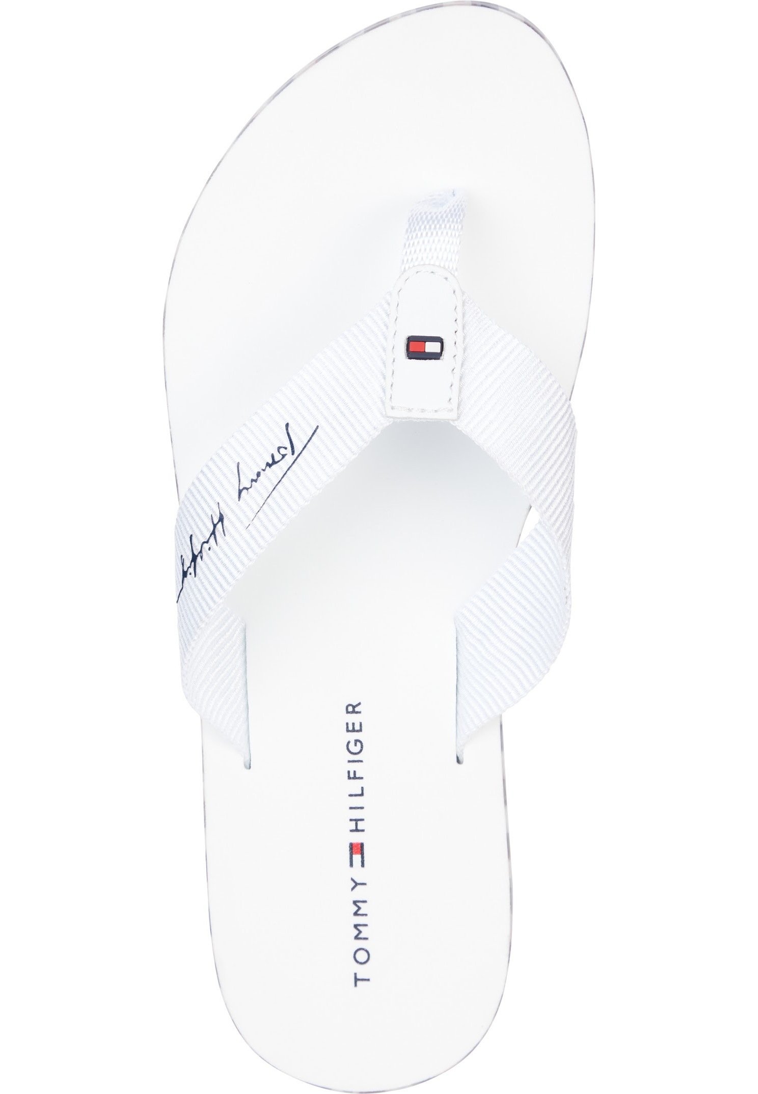 Tommy Hilfiger Sandalias de dedo - white/blanco - Zalando.es