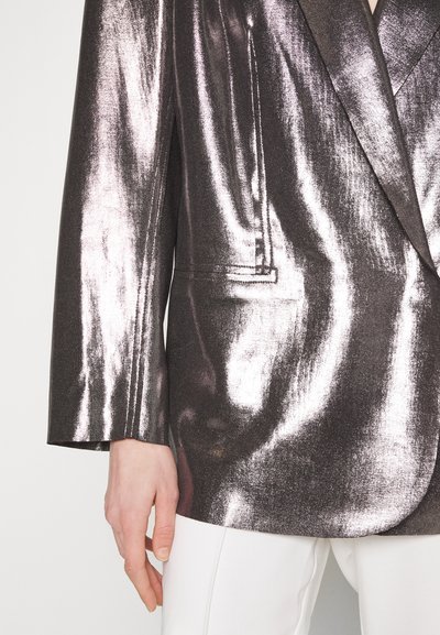 Norma Kamali DOUBLE BREASTED JACKET - Korte frakker - gunmetal