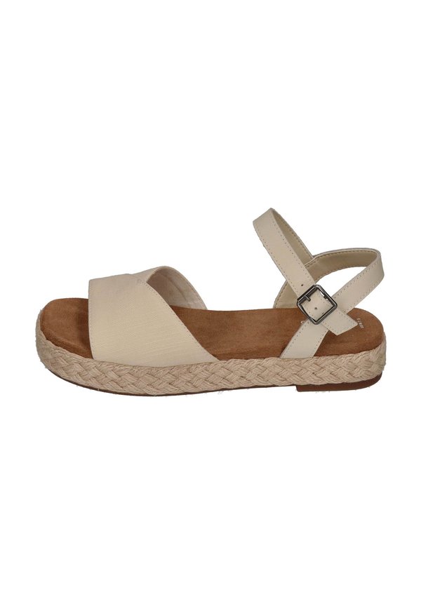 Walking sandals - nat slub wvn lthr wm abby sand