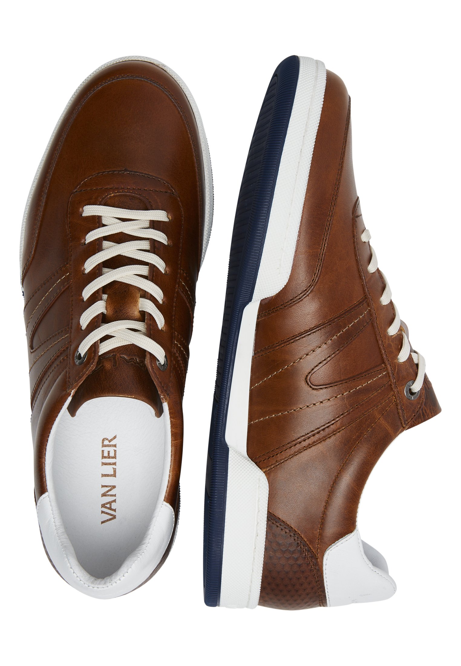 Van Lier TREVISO - Sneakers laag - cognac/Bruin - Zalando.nl