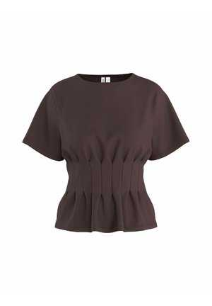 HYPEDROP, T-SHIRT HDORIA PLISSIERT - Μπλουζάκι με στάμπα - java