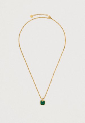 Κολιέ - gold-coloured/green