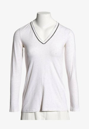 Brunello Cucinelli, T-shirt à manches longues - off-white