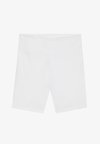 ESSENTIAL QUICK DRY MID LENGTH HIGH RISE CYCLING SHORTS - Legíny - white