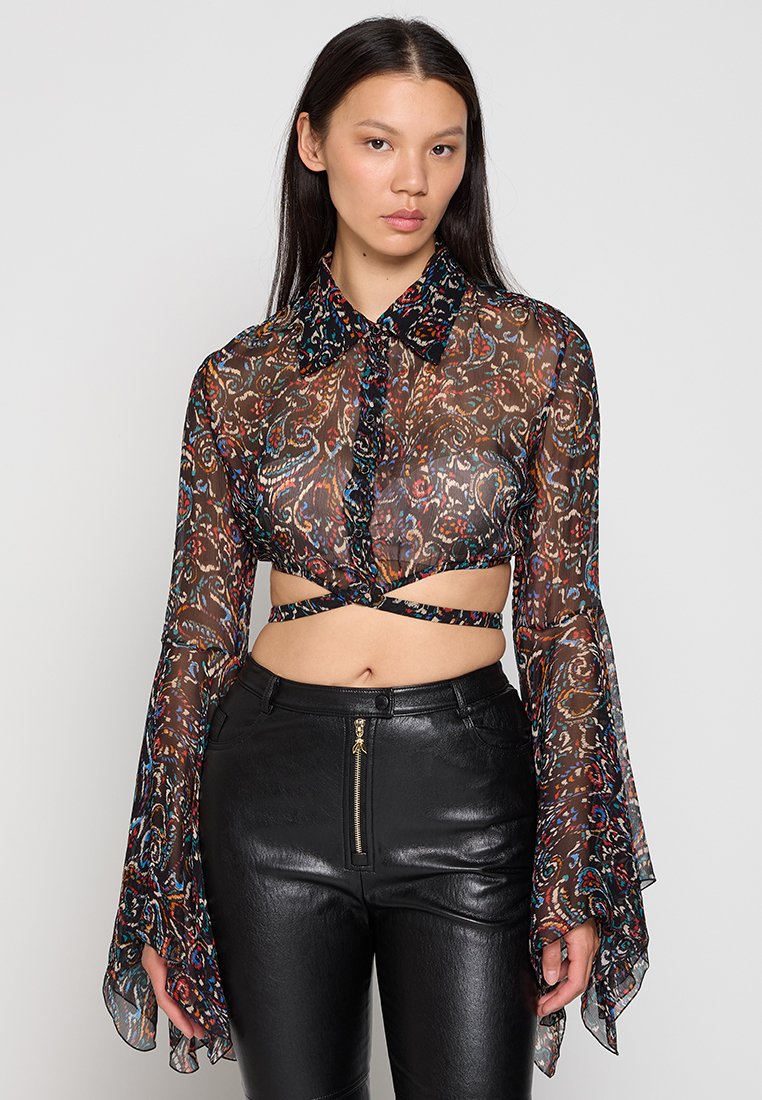 PATRIZIA PEPE Overhemdblouse paars