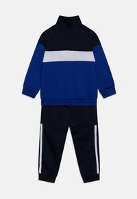adidas Performance TIBERIO 3-STRIPES COLORBLOCK SHINY TRACK SUIT KIDS - Chándal - legend ink/white/semi lucid blue