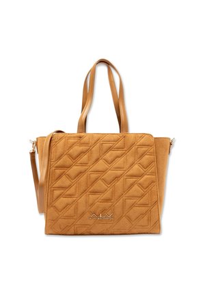 SHOULDER - Borsa a mano - cognac