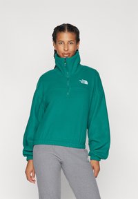 The North Face 100 GLACIER HALF ZIP - Felpa in pile - evergreen