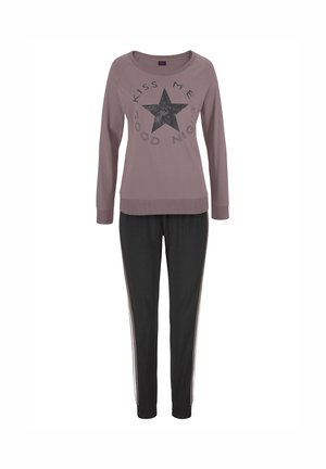 SET - Pyjama set - mauve schwarz