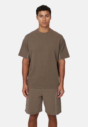 T-shirt print - taupe