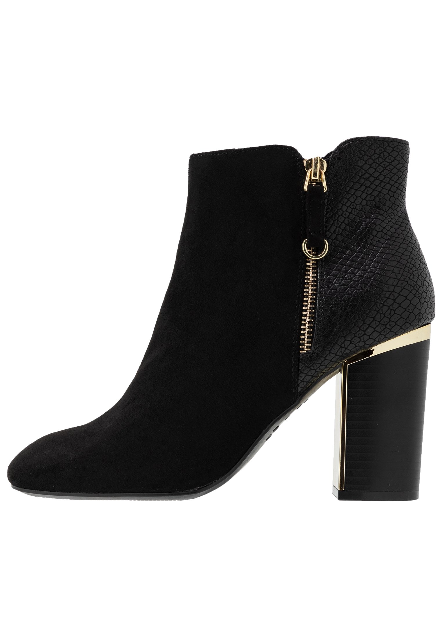 New Look BANDIT Enkellaarsjes met hoge hak black New Look BANDIT Enkellaarsjes met hoge hak black