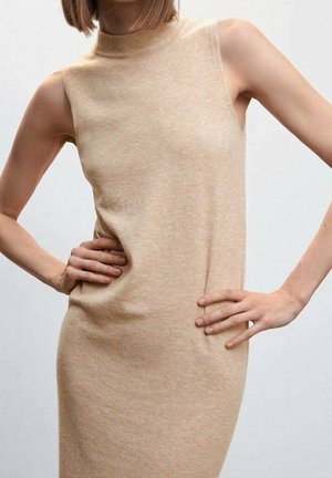 Mango, Robe fourreau - light brown
