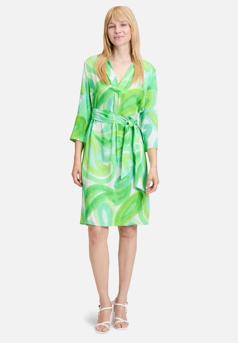 Betty Barclay MIT GRTEL - Day dress - cream green/green - Zalando