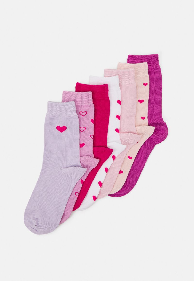 LASCANA - SOCKS IN THE BOX 7 PACK - Strumpor - pink/multi, Förstora