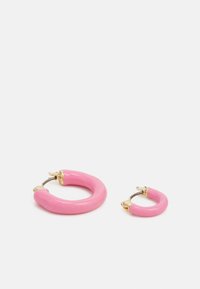 Pieces PCJANNI EARRINGS 3 PACK - Brincos - gold-coloured/pink