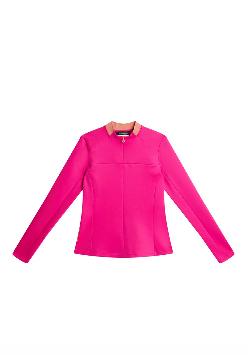 J.LINDEBERG Sports Sweater met rits paars